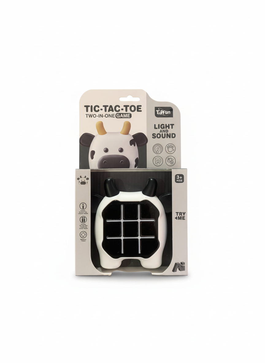 Tic-Tac-Toe Tow In One Light And Sound Game