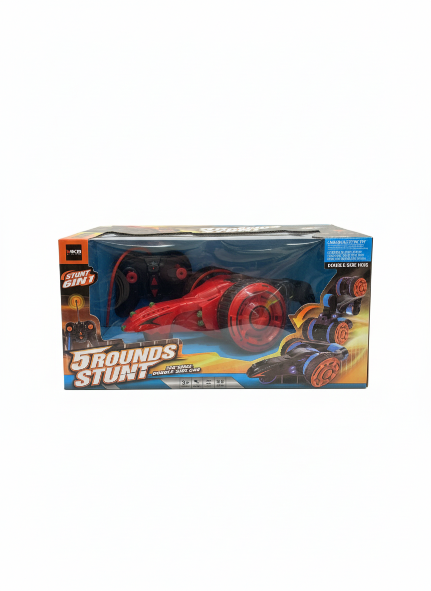 Phantom 5 Rounds Stunt 360 Spins Double-side 6 In 1 Car