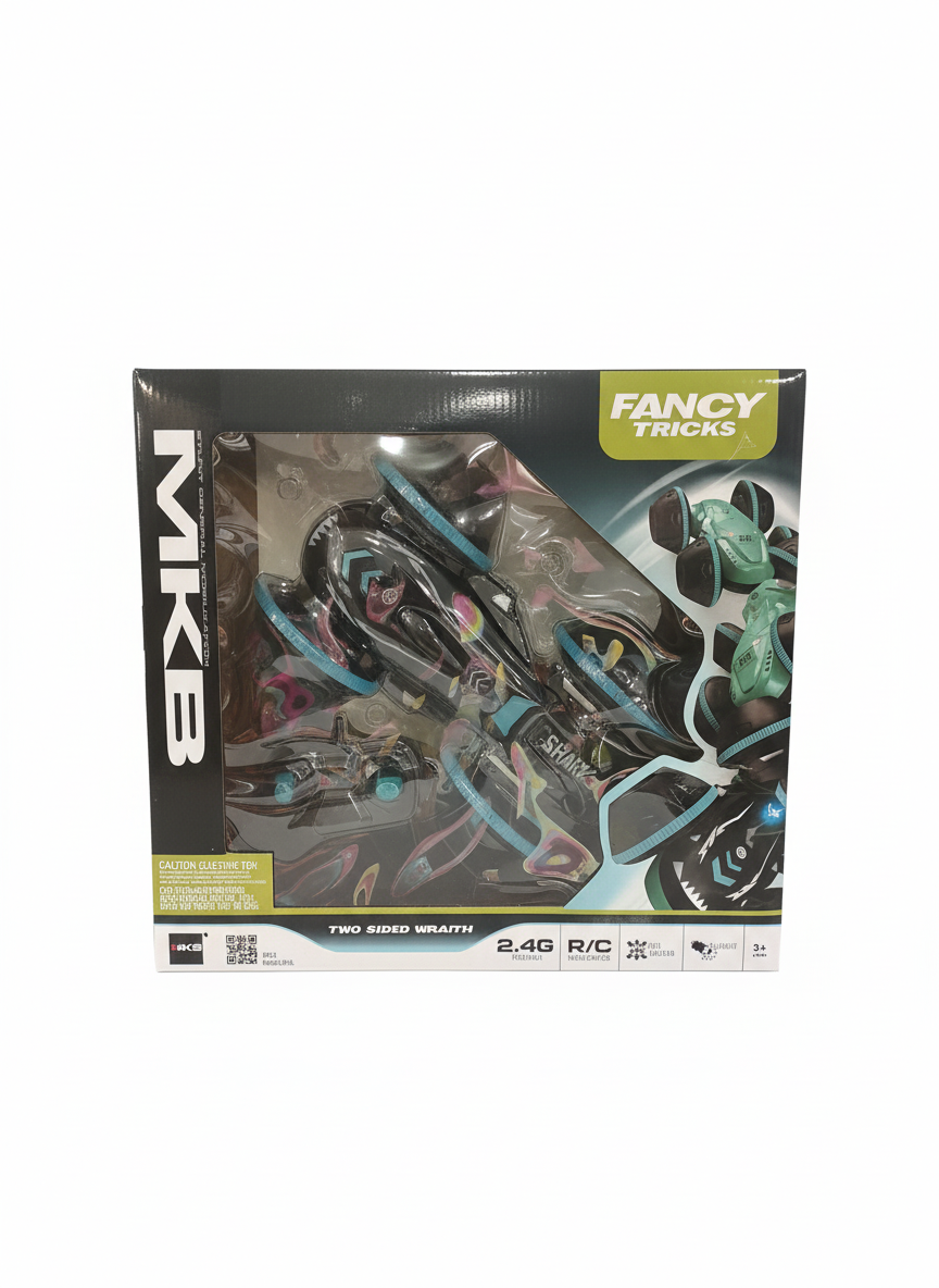 MKB Fancy Tricks Two Sided Wraith RC Stunt Vehicle