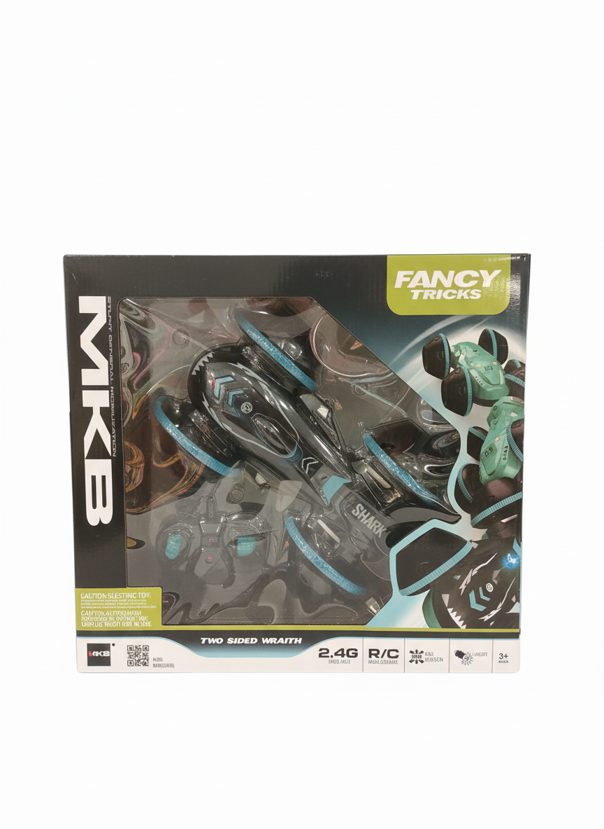 MKB Fancy Tricks Two Sided Wraith RC Stunt Vehicle