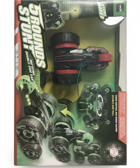 MKB Stunt 6 In 1 ( 5 Rounds Stunt ) 360 Spins Double-side Car