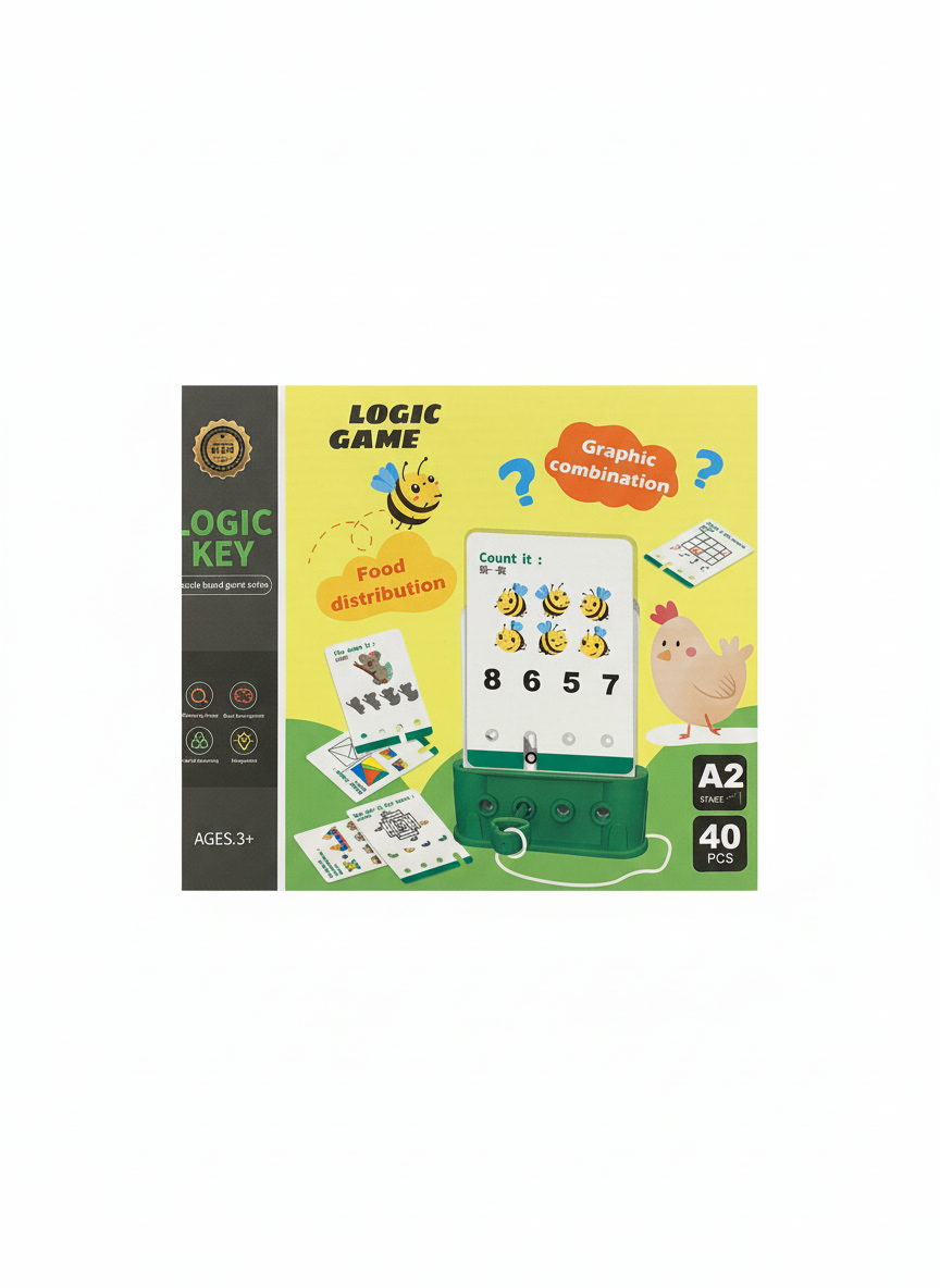 Logic Key Logic Game (Puzzle Board Game Series)