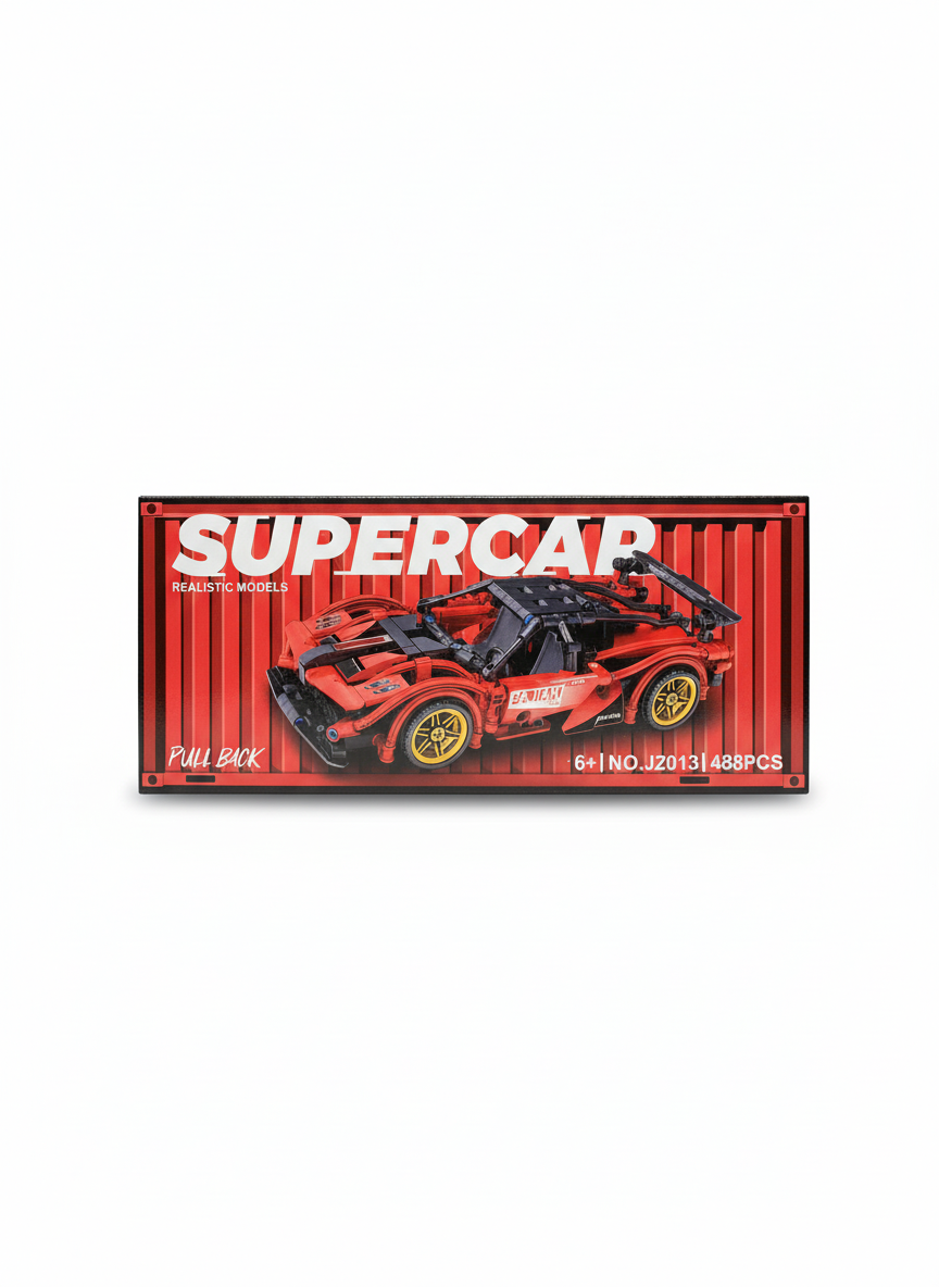 Pull Back Super Car Realistic Models Lego