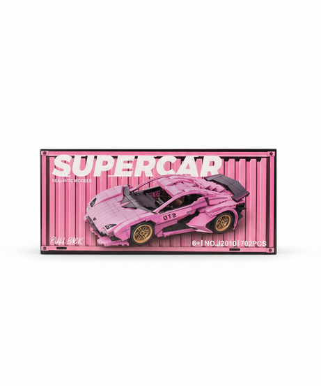 Pull Back Super Car Realistic Models Lego