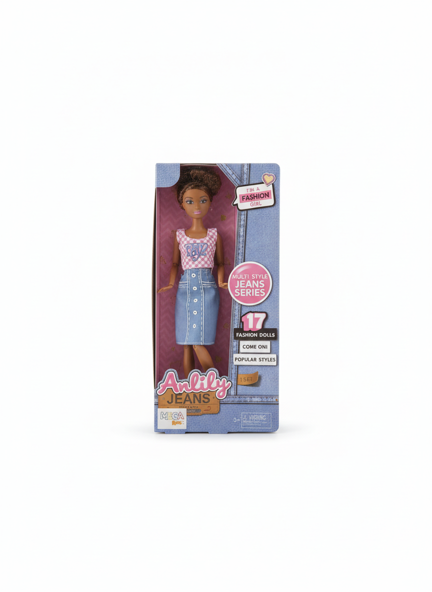 Anlily Multi-Style Jeans Series Fashion Doll