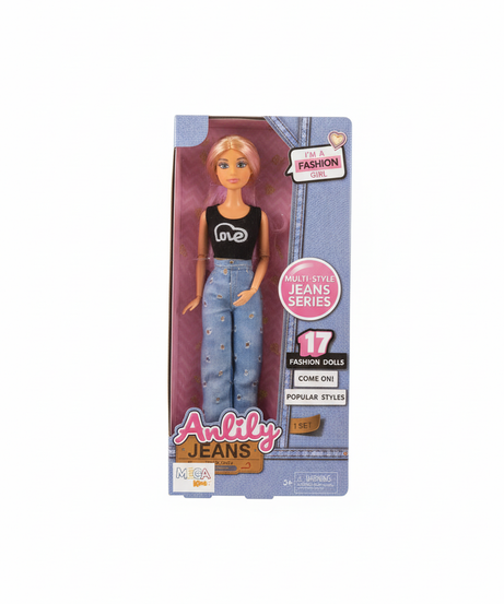 Anlily Multi-Style Jeans Series Fashion Doll