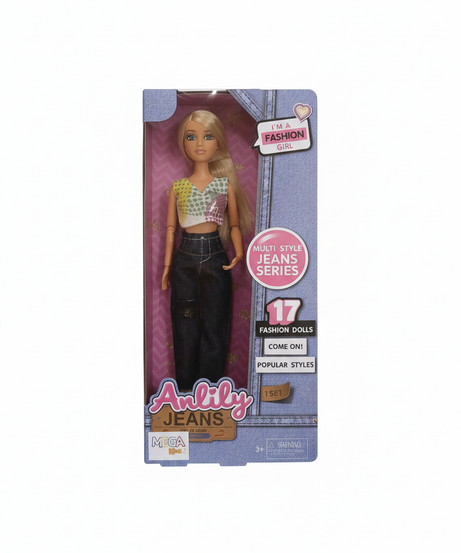 Anlily Multi-Style Jeans Series Fashion Doll