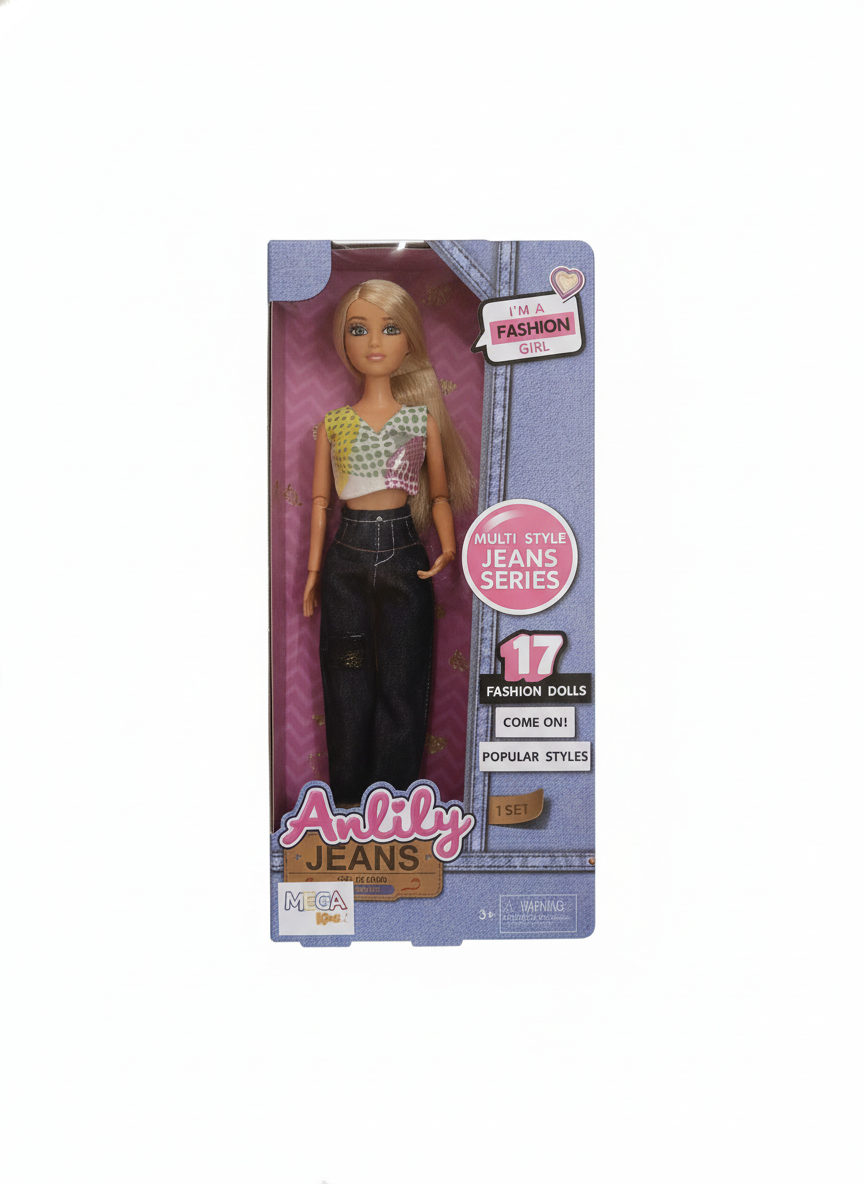 Anlily Multi-Style Jeans Series Fashion Doll