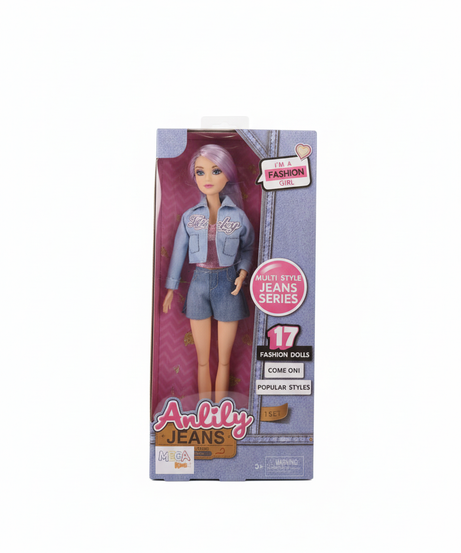 Anlily Multi-Style Jeans Series Fashion Doll