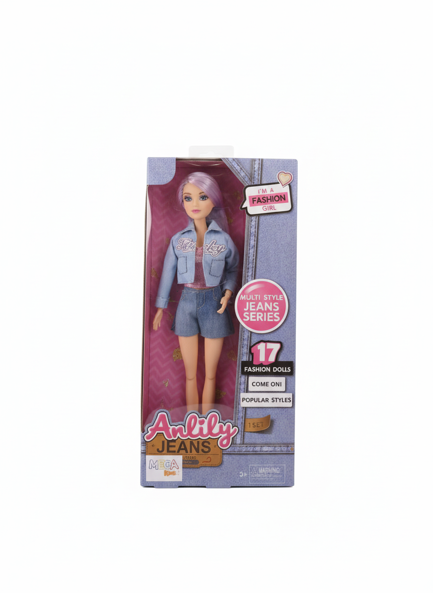 Anlily Multi-Style Jeans Series Fashion Doll