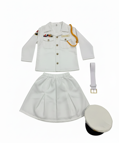 Girl Egyptian Police Officer Dress-Up Costume Set