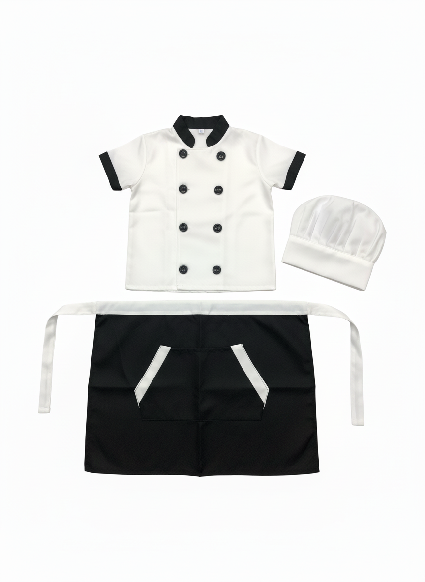 Girl Chef Costume Set