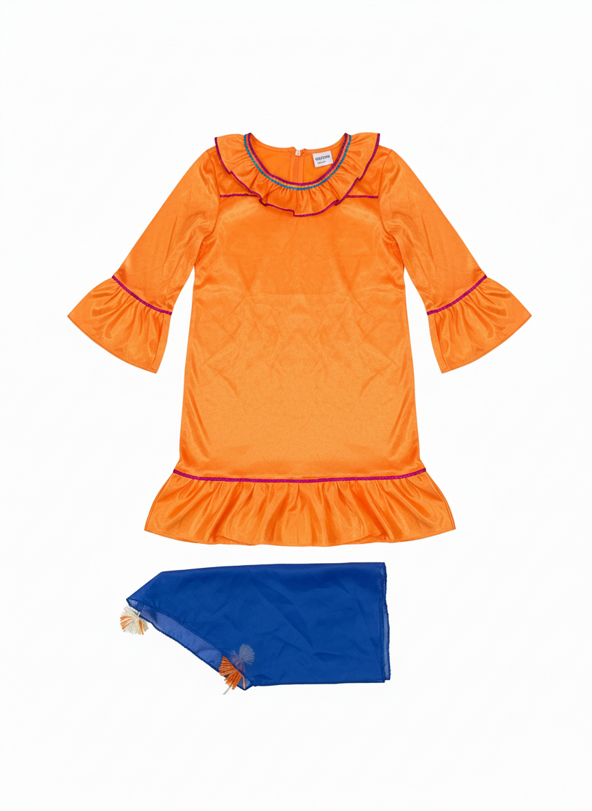 Girl Peasant Orange Costume