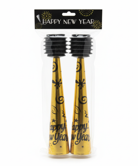 Happy New Year Party Horn (1-Pack)