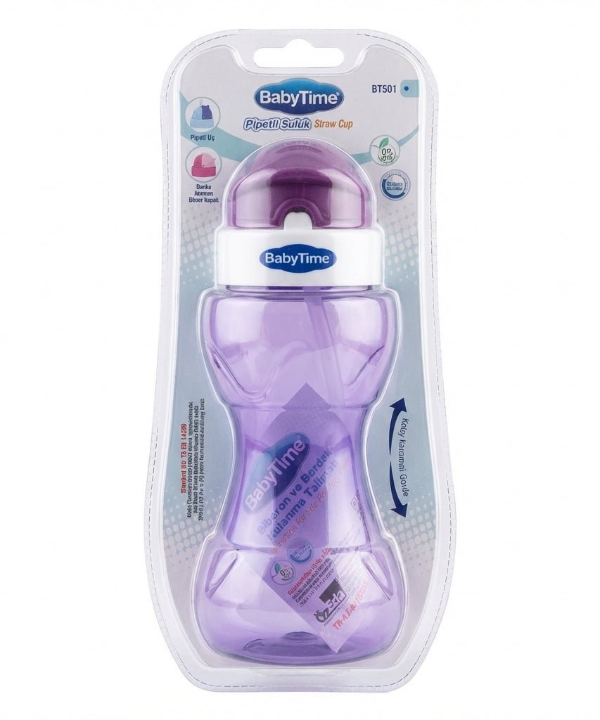 BabyTime Pipetli Suluk Straw Cup BT501