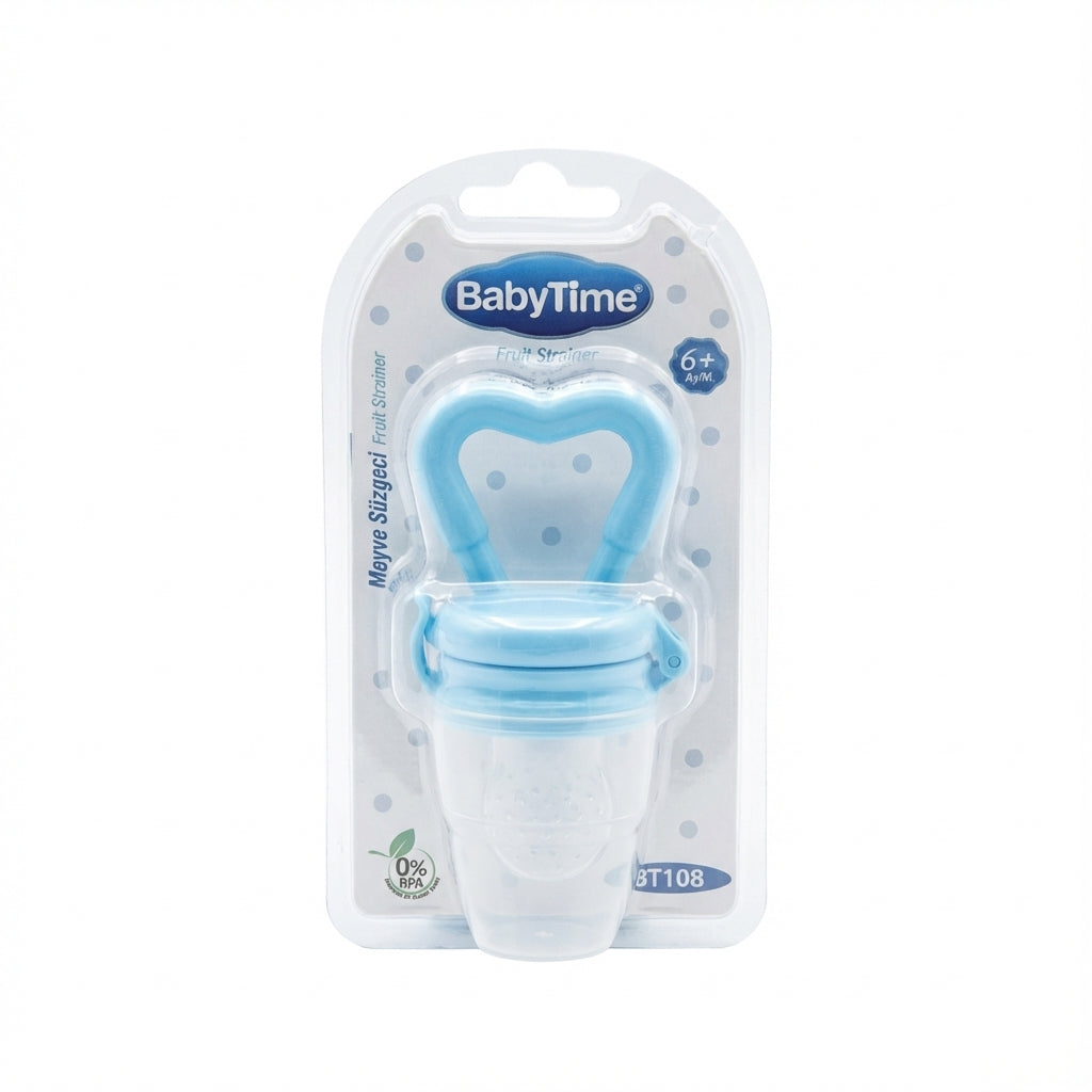 BabyTime Fruit Strainer with Heart Handle BT108 (6+ Months)