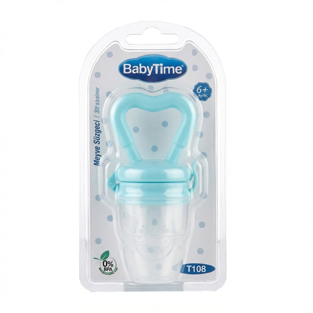 BabyTime Fruit Strainer with Heart Handle BT108 (6+ Months)