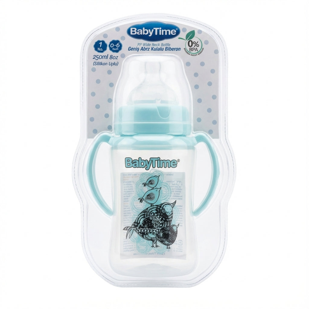 BabyTime PP Wide Neck Handled Bottle