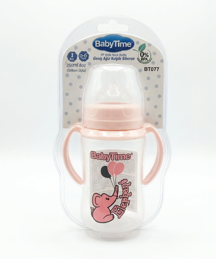 BabyTime PP Wide Neck Handled Bottle