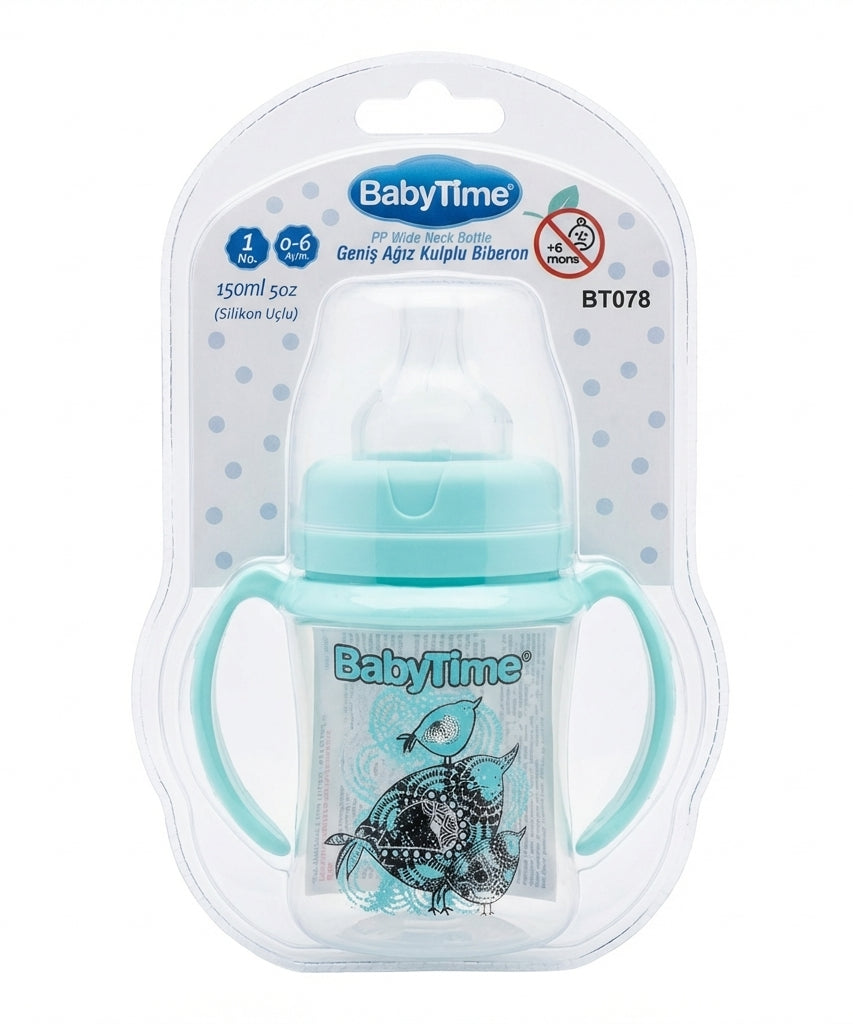 BabyTime PP Wide Neck Bottle with Handles