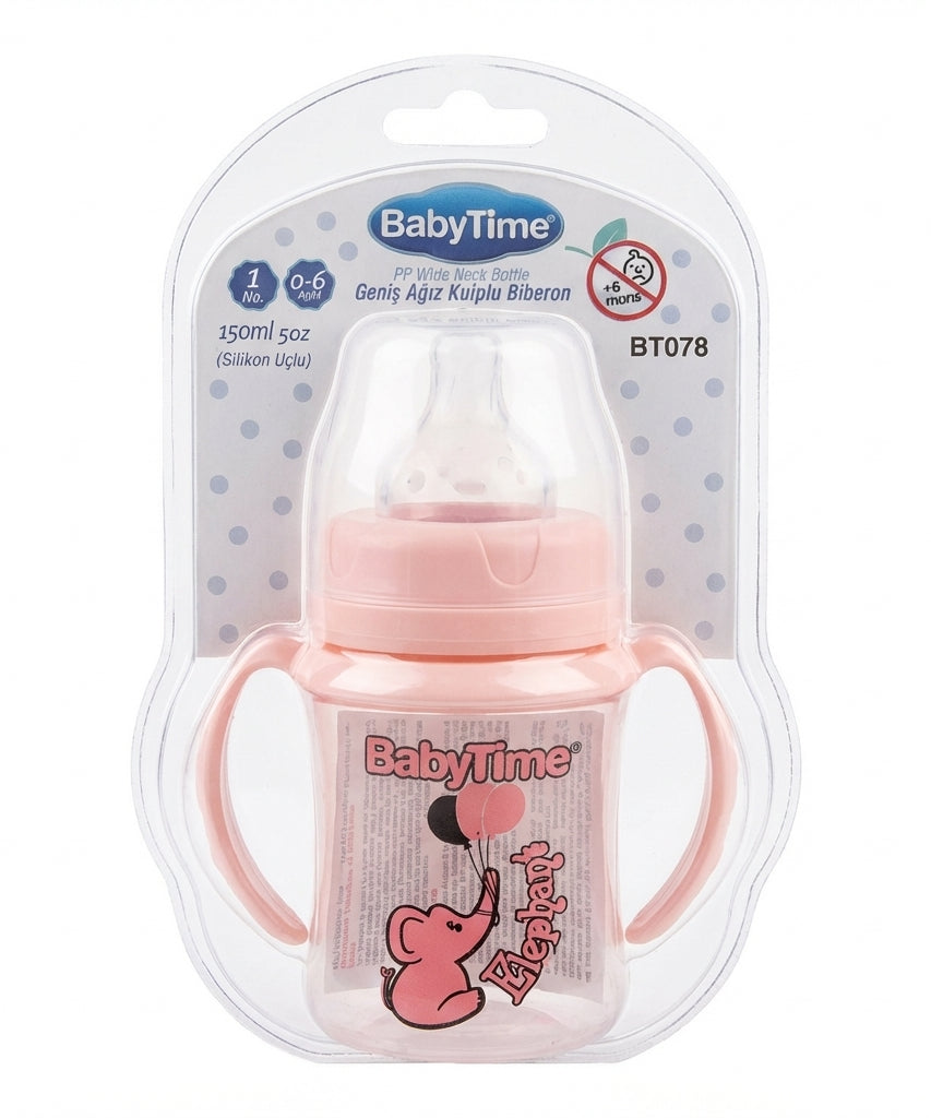 BabyTime PP Wide Neck Bottle with Handles