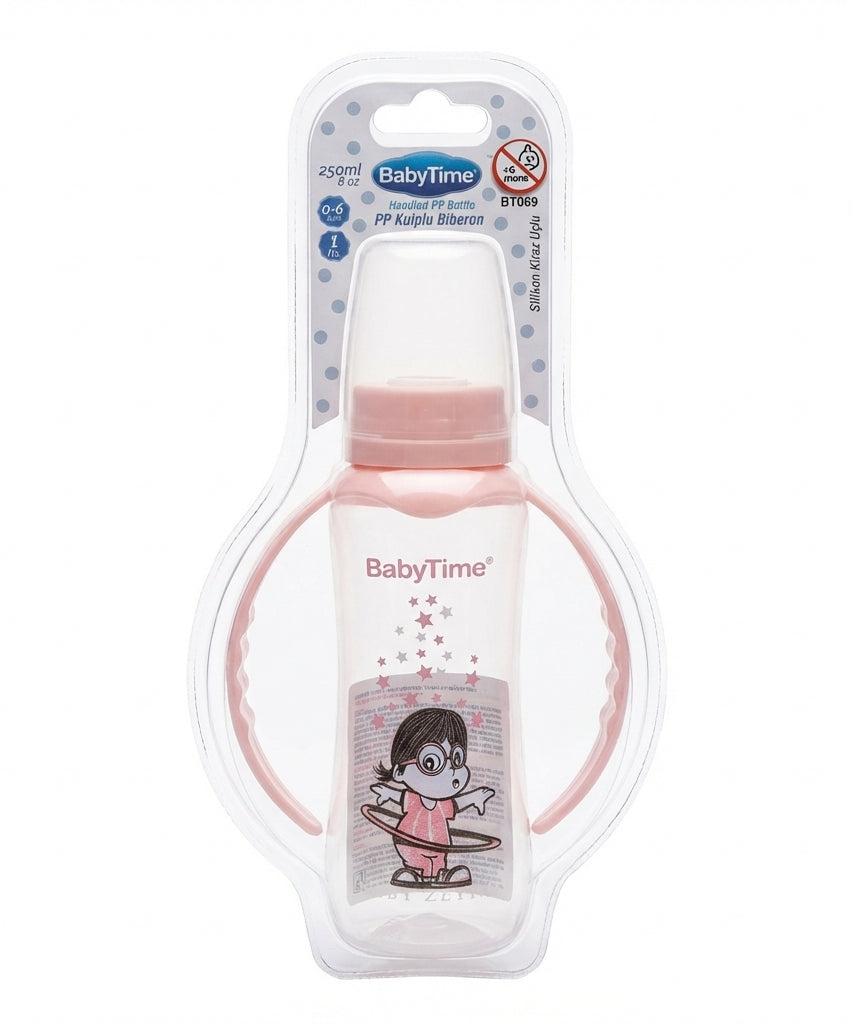 BabyTime Handled PP Bottle, 250ml