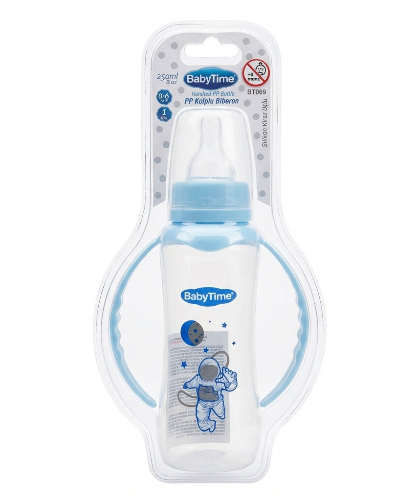 BabyTime Handled PP Bottle, 250ml