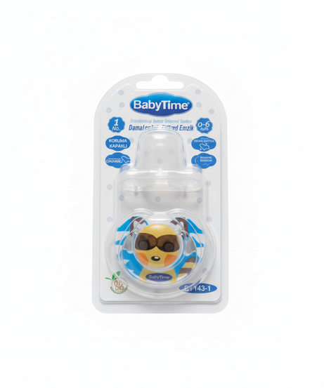 BabyTime Orthodontical Opaque Patterned Soother