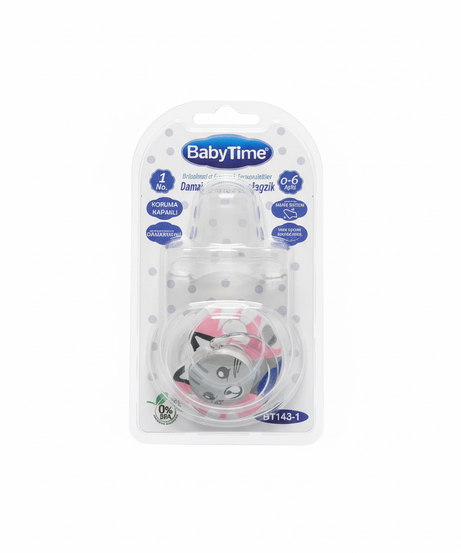 BabyTime Orthodontical Opaque Patterned Soother