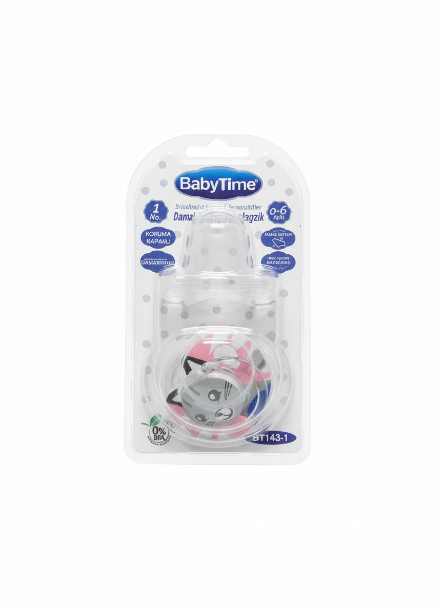 BabyTime Orthodontical Opaque Patterned Soother