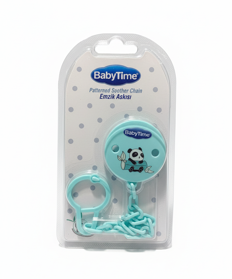 BabyTime Patterned Soother Chain - Panda