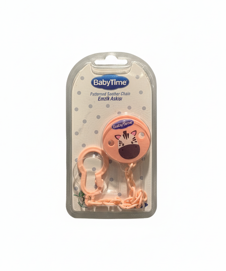 BabyTime Patterned Soother Chain - Panda