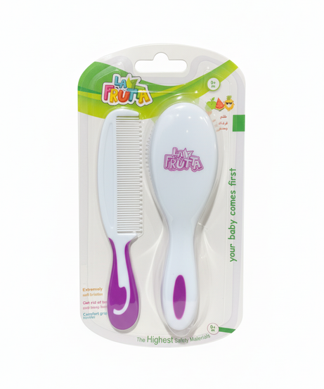 LA FRUTA Baby Comb & Brush Set