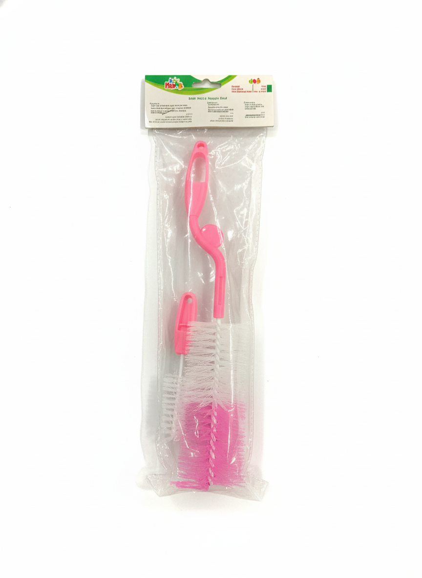 My Frutta Bottle & Teat Brush With Rotating Hand