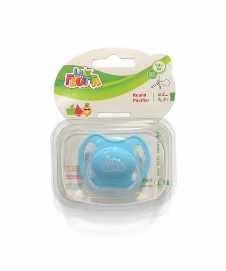 LA FRUTA Round Pacifier (18+ Months, Pink)