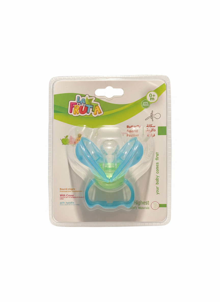 LA LA FRUTTA Butterfly Round Pacifier