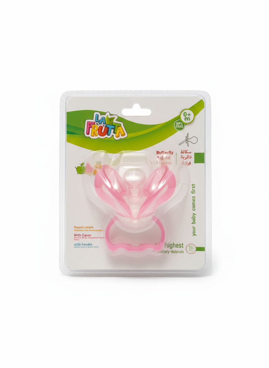 LA LA FRUTTA Butterfly Round Pacifier