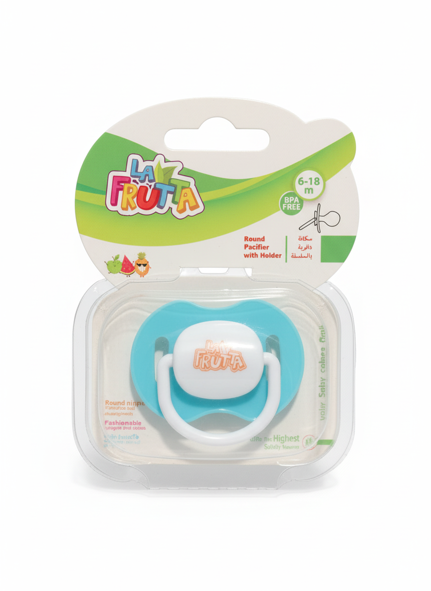 LA FRUTTA Round Pacifier with Holder