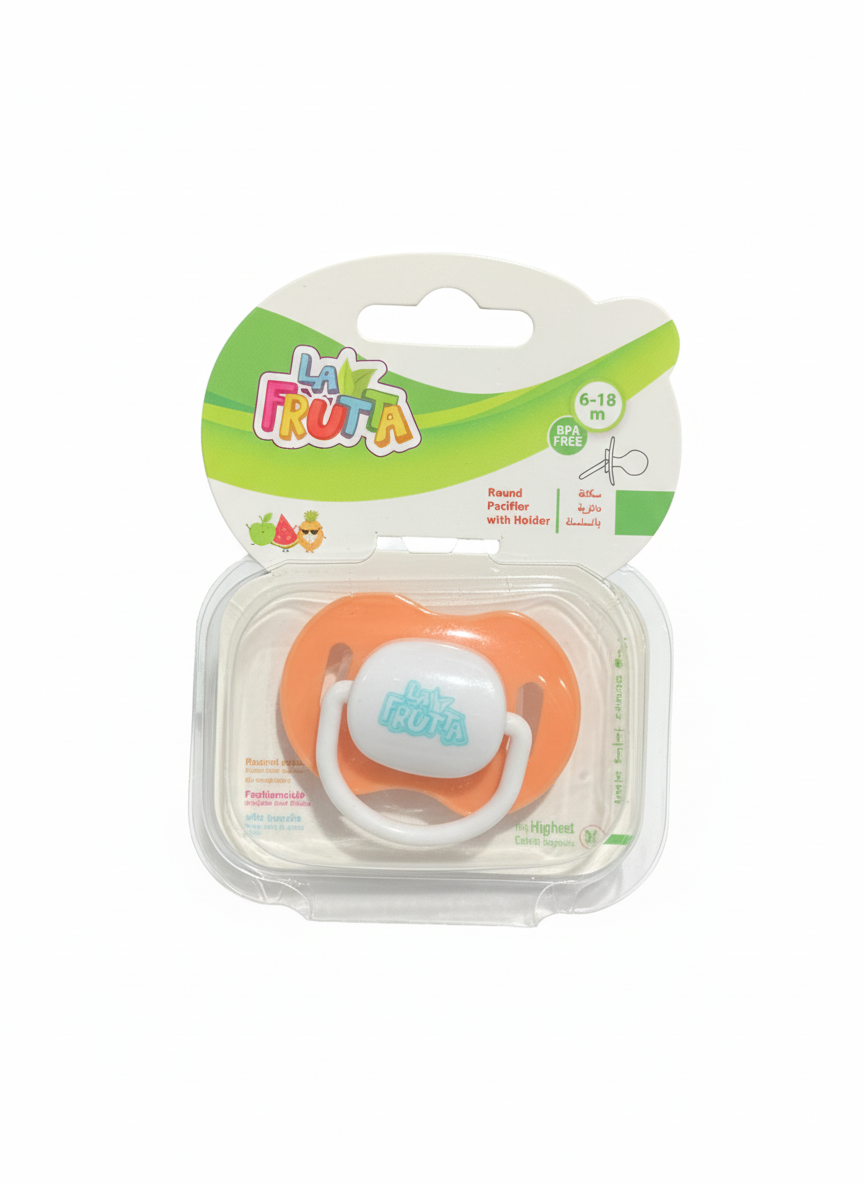 LA FRUTTA Round Pacifier with Holder