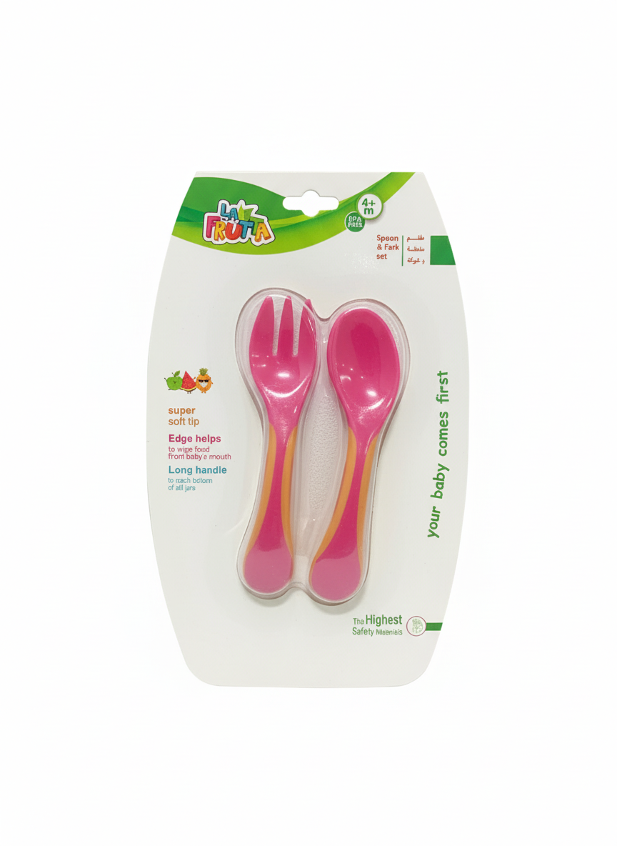 LALA FRUTTA Spoon & Fork Set