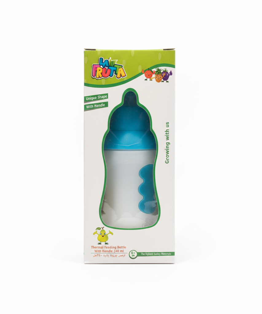 LA FRUTA Thermal Feeding Bottle With Handle 240ml