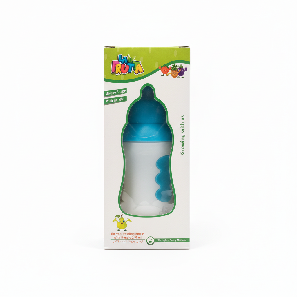 LA FRUTA Thermal Feeding Bottle With Handle 240ml